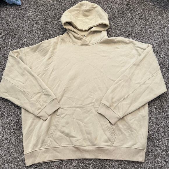 Abercrombie & Fitch Other - ABERCROMBIE & FITCH Men's Essential Popover Hoodie Size XXL In Cream